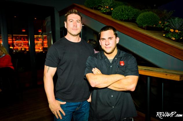 Masa 14 Bar Manager Marc Eber and Newly Appointed Executive Chef Adam Goldman.